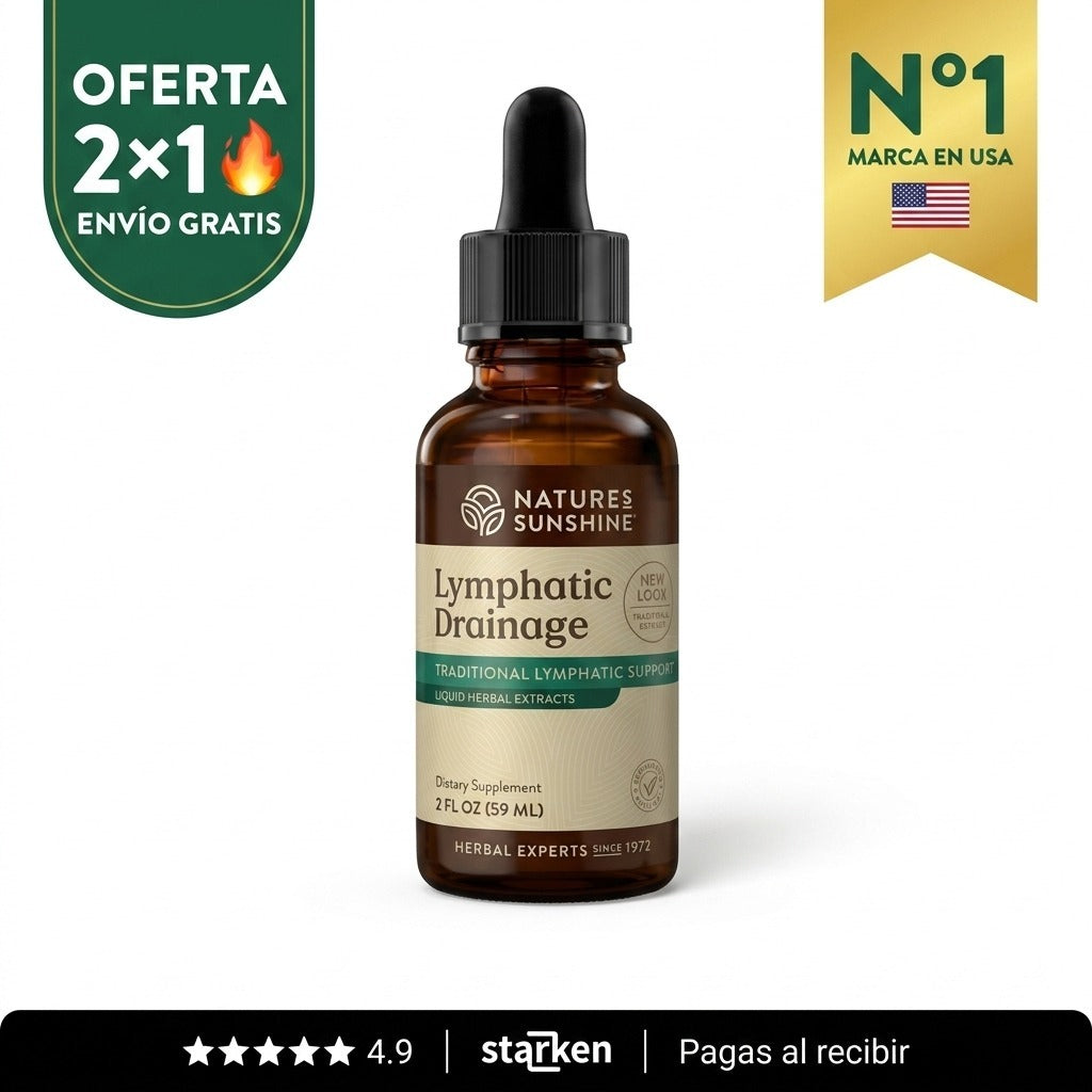 Combo 2 Drenaje Linfático Nature Sunshine | Reduce Hinchazón y Retención